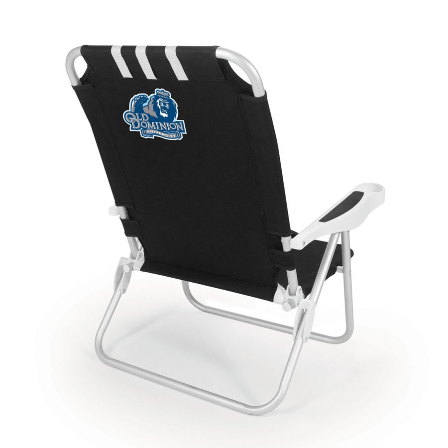 Picnic Time Black Ncaa Old Dominion Monarchs Steel Folding Picnic Time Black Ncaa Old Dominion Monarchs Steel Folding Beach Chair