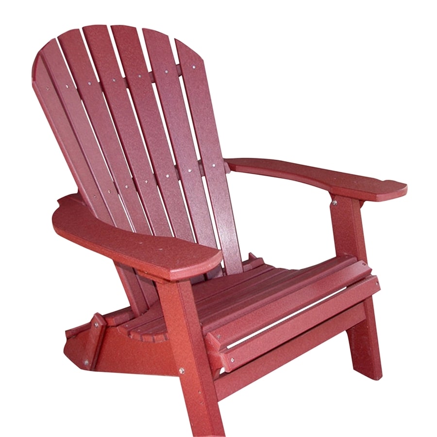 Shop Phat Tommy Merlot Folding Patio Adirondack Chair at 