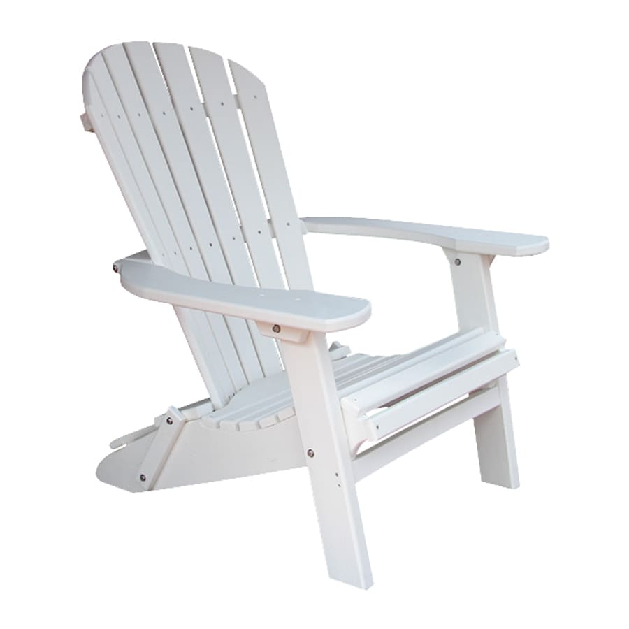 Shop Phat Tommy Alpine white Folding Patio Adirondack 