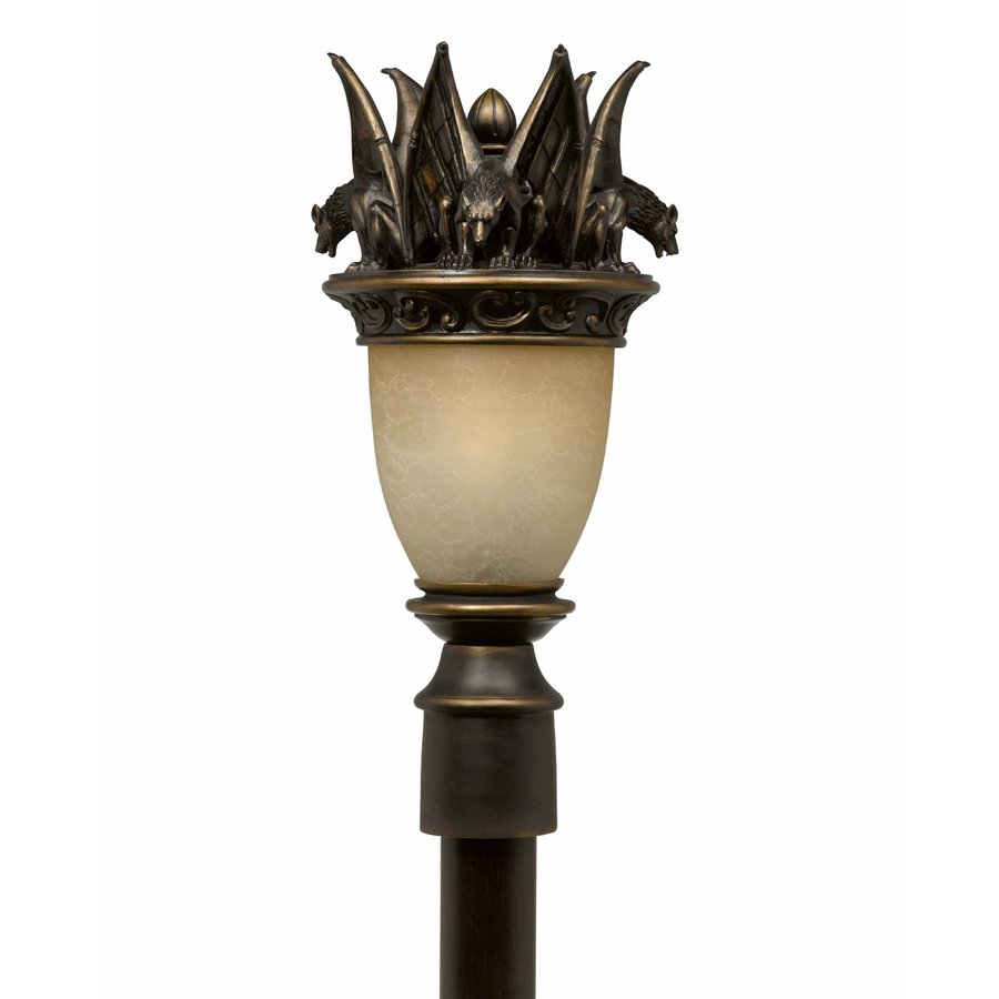 Triarch International Tri Stone Gargoyle 24 In H Oil Rubbed Triarch International Tri Stone Gargoyle 24 In H Oil Rubbed Bronze With Gold