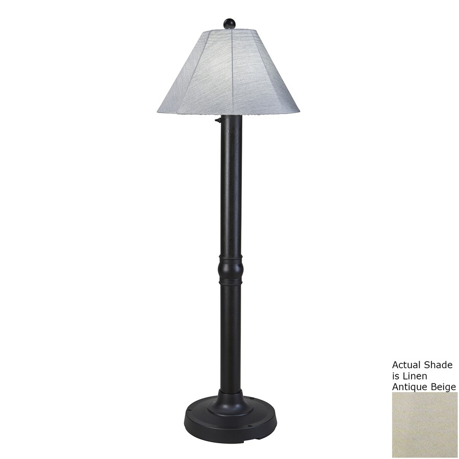 Patio Living Concepts Seaside 60-in Black Floor Lamp with ...