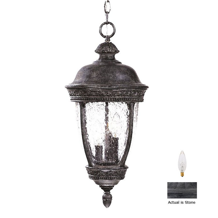 Acclaim Lighting Fleur De Lis 22 In Stone Outdoor Pendant