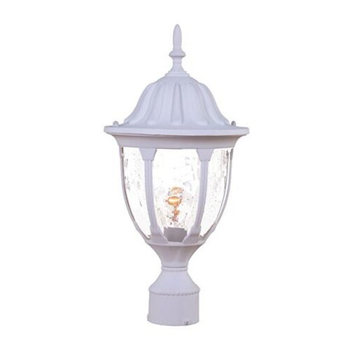Acclaim Lighting Suffolk 19in H Textured White Post Light in the Post
