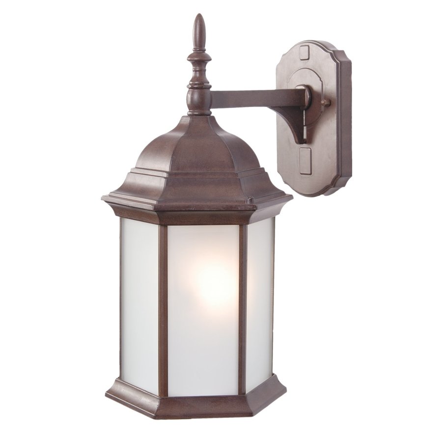 Shop Acclaim Lighting Craftsman 16in H Burled Walnut Medium Base (E26