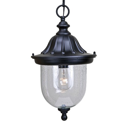 Acclaim Lighting Luma Matte Black Traditional Lantern Pendant in the