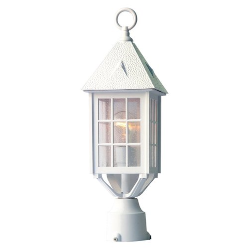 Acclaim Lighting Outer Banks 20in H Textured White Post Light at