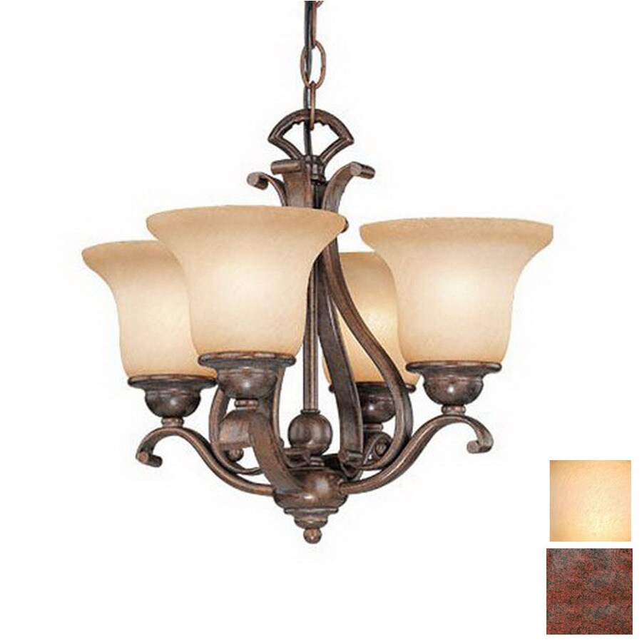 Cascadia Lighting 4 Light Royal Bronze Ceiling Fan Kit