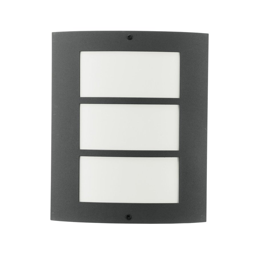 Shop EGLO City 11-in H Anthracite Outdoor Wall Light at Lowes.com