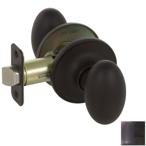 The Delaney Company Callan OilRubbed Bronze Egg TurnLock Privacy Door