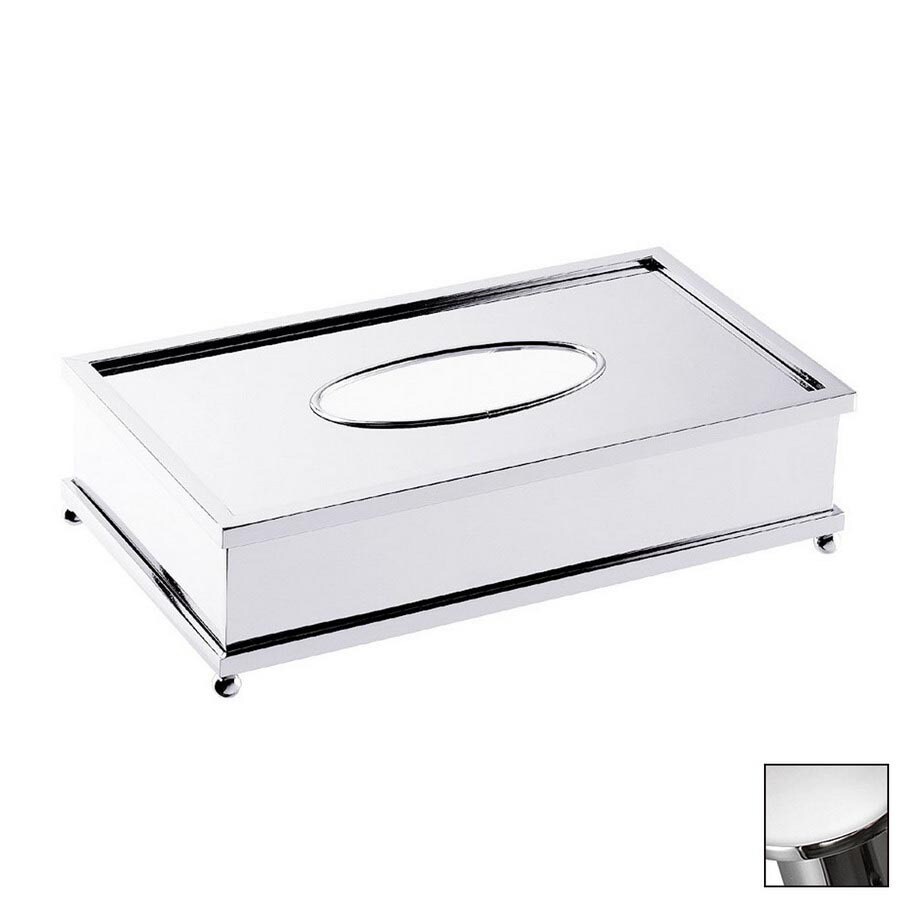 WS Bath Collections Complements Polished Chrome Tissue Holder at
