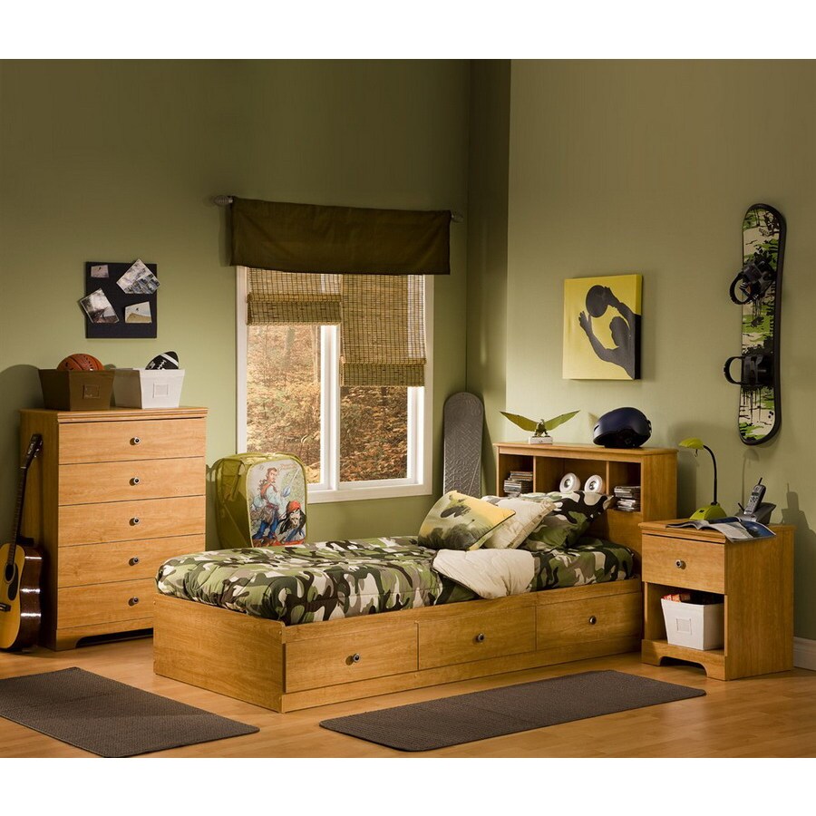 Zach Florence Maple Twin Bedroom Set