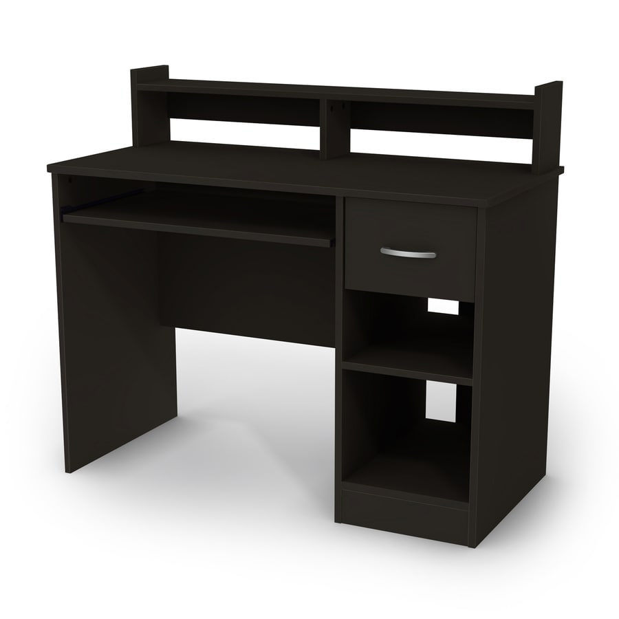 South Shore Furniture Axess Pure Black Computer Desk At Lowes Com