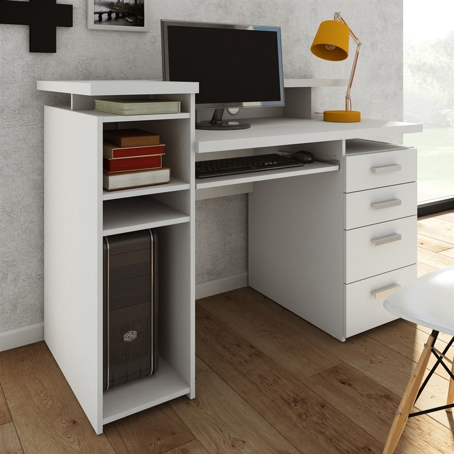 Shop Tvilum Wheaton Contemporary White  Computer  Desk  at 