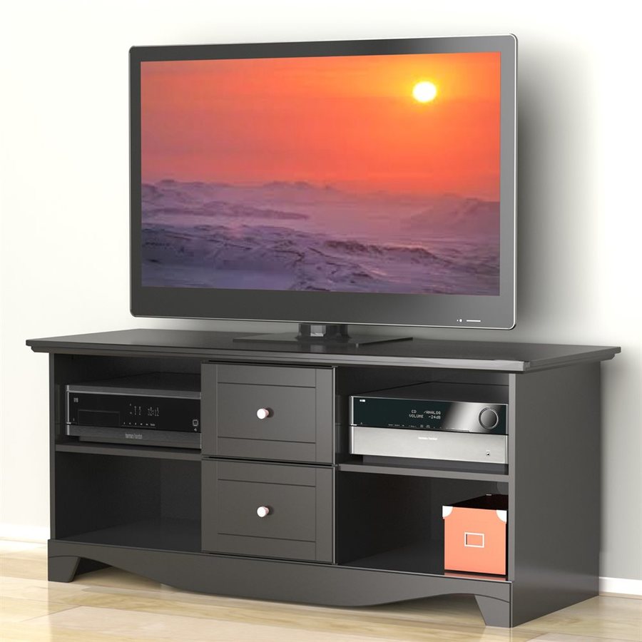 Nexera Pinnacle Black Rectangular TV at