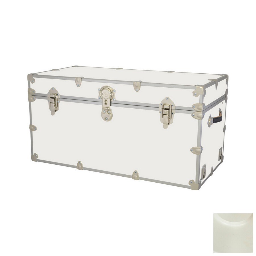 Phat Tommy 215-TOYBOX.WHITE Toy Box White Rectangular Toy Box