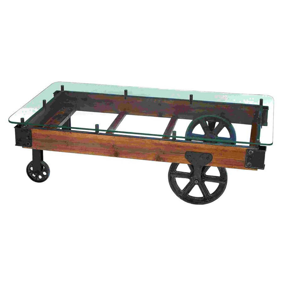 Woodland Imports Metal Rectangular Coffee Table At Lowes Woodland Imports Metal Rectangular Coffee Table