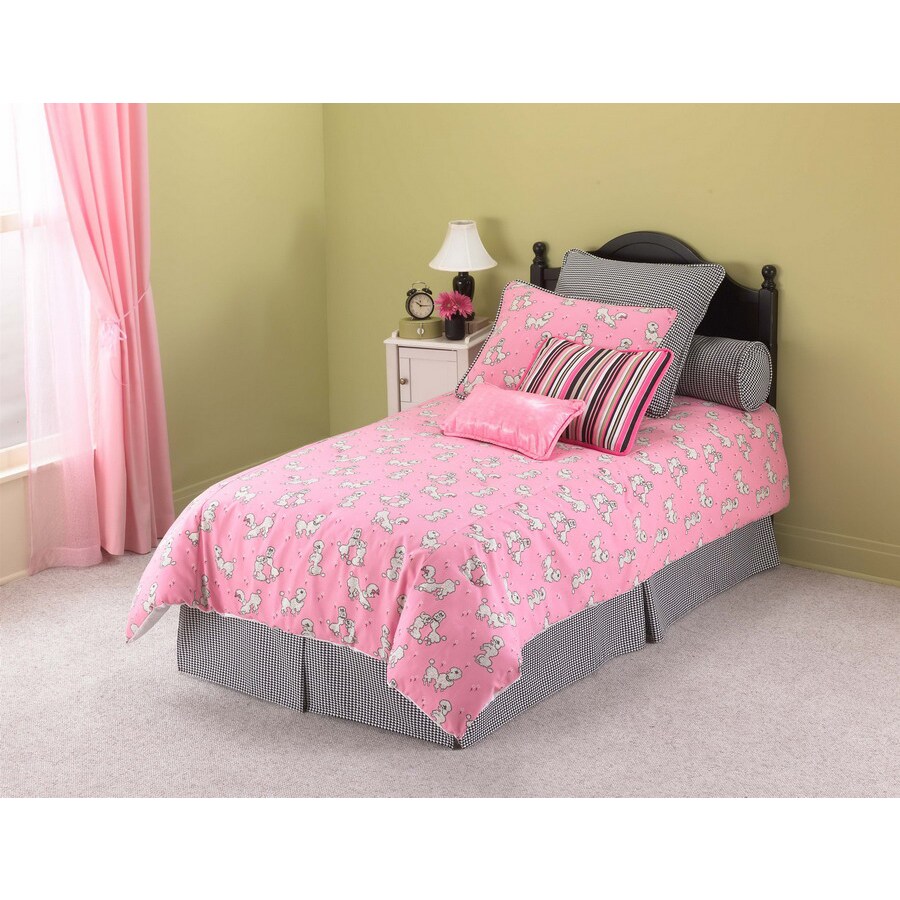 Leggett & Platt Cleo Kids 4Piece Pink Full Comforter Set in the