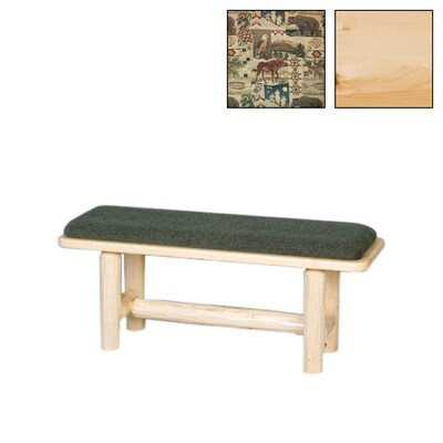 Viking Industries Log Clear Indoor Entryway Bench At Lowes Com