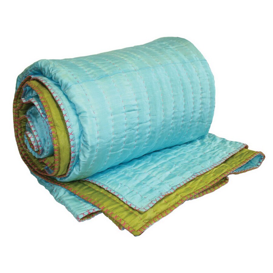 Shop Koko Company Elements Turquoise And Lime Queen Quilt At Lowescom - Koko Company Elements Turquoise And Lime Queen Quilt shop koko company elements turquoise and lime queen quilt at lowescom - koko company elements turquoise and lime queen quilt