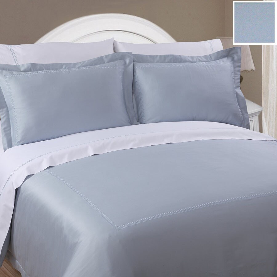 North Home Bedding Camelot 3Piece Ice Blue King Duvet Set at
