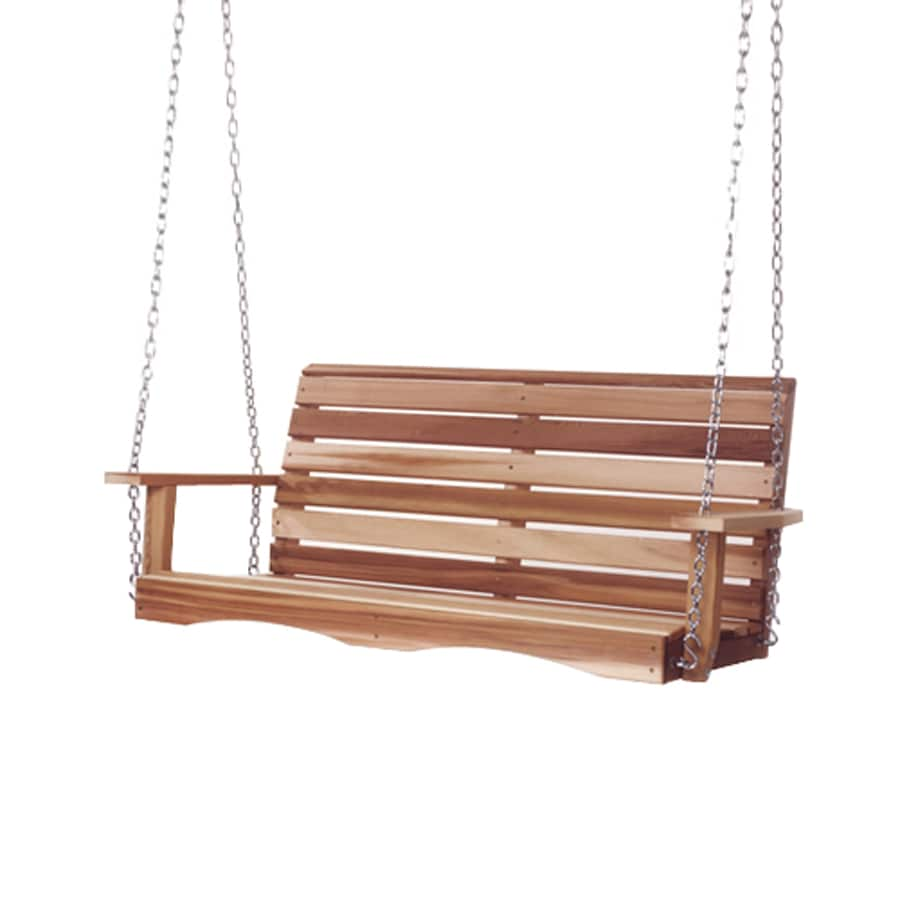 All Things Cedar Natural Porch Swing At Lowes Com