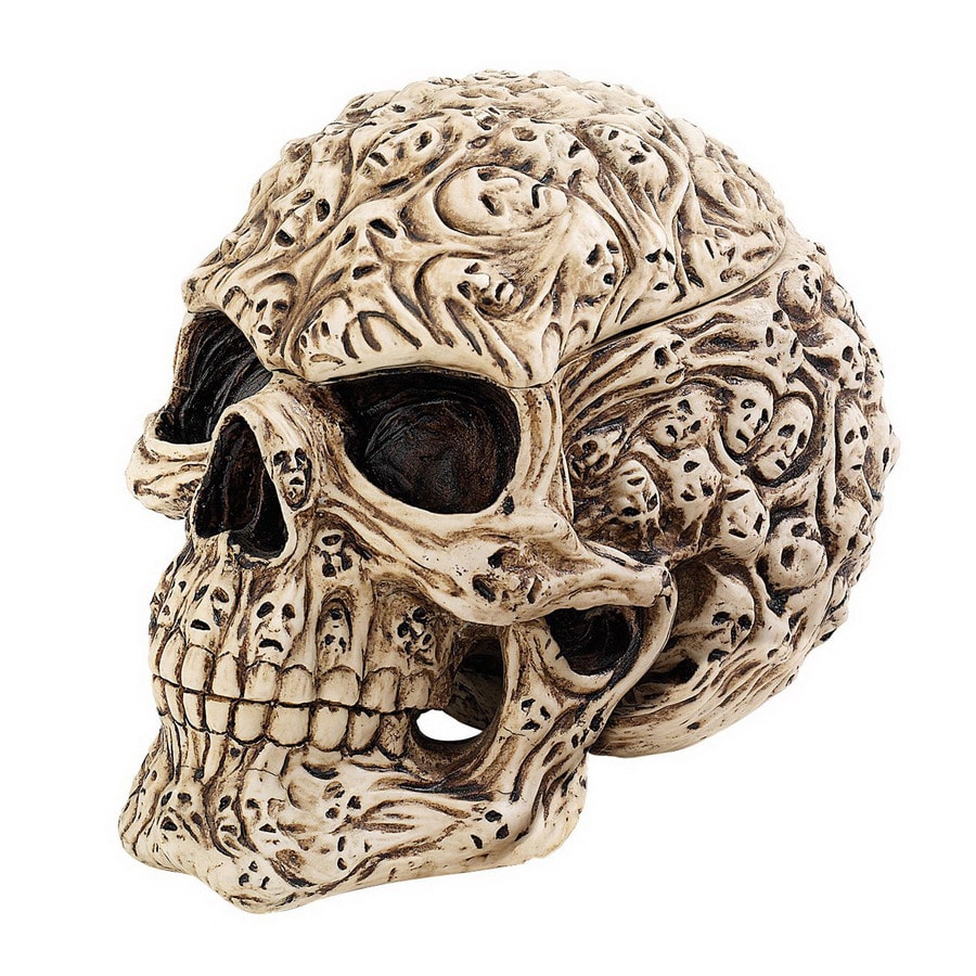 Design Toscano Rectangular Skulls Soul Spirit Sculptural Box at Lowes.com