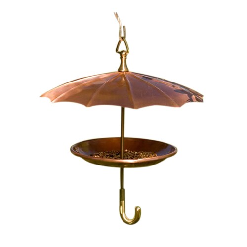 H. Potter Copper Squirrel-Resistant Platform Bird Feeder at Lowes.com