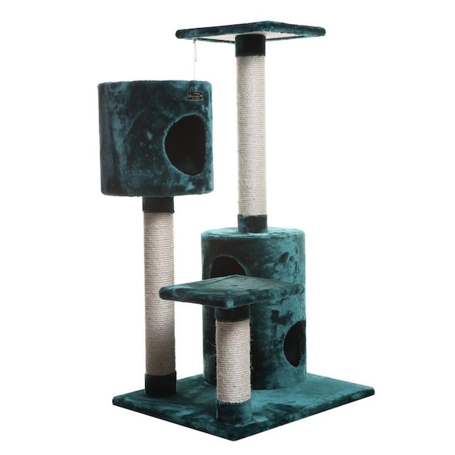 Armarkat A4301 43-in Green Faux Fur 4-Level Cat Tree