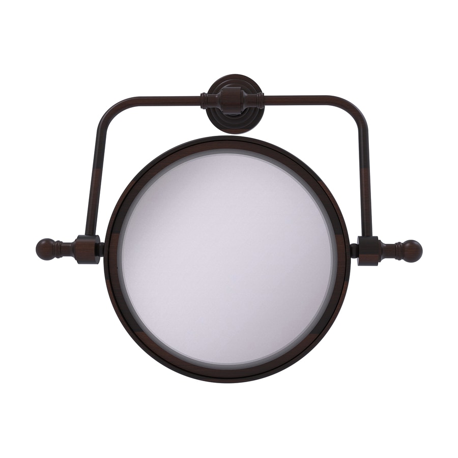 Allied Brass Retro Wave Bronze Brass Magnifying WallMounted Vanity