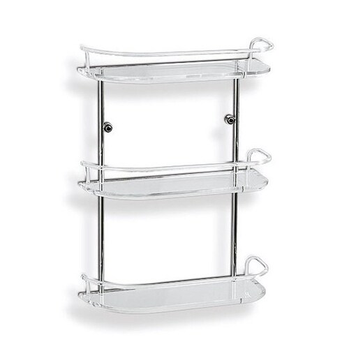 Nameeks Gardenia 3Tier Plastic Bathroom Shelf at