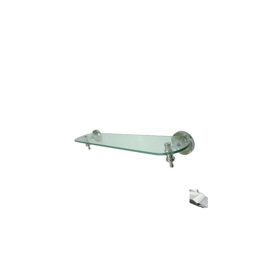 Elements of Design EBA9919C Templeton Chrome Bathroom Shelf (22-in x 4.5-in)