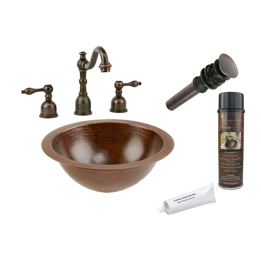 wax for sink copper Bathroom Rubbed Undermount Copper Round Sink Included Bronze Drain Oil wax for sink copper Bathroom Rubbed Undermount Copper Round Sink Included Bronze Drain Oil