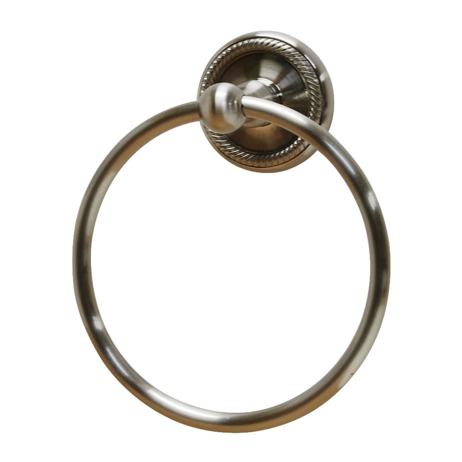 Residential Essentials Woodrich Satin Nickel WallMount Towel Ring in