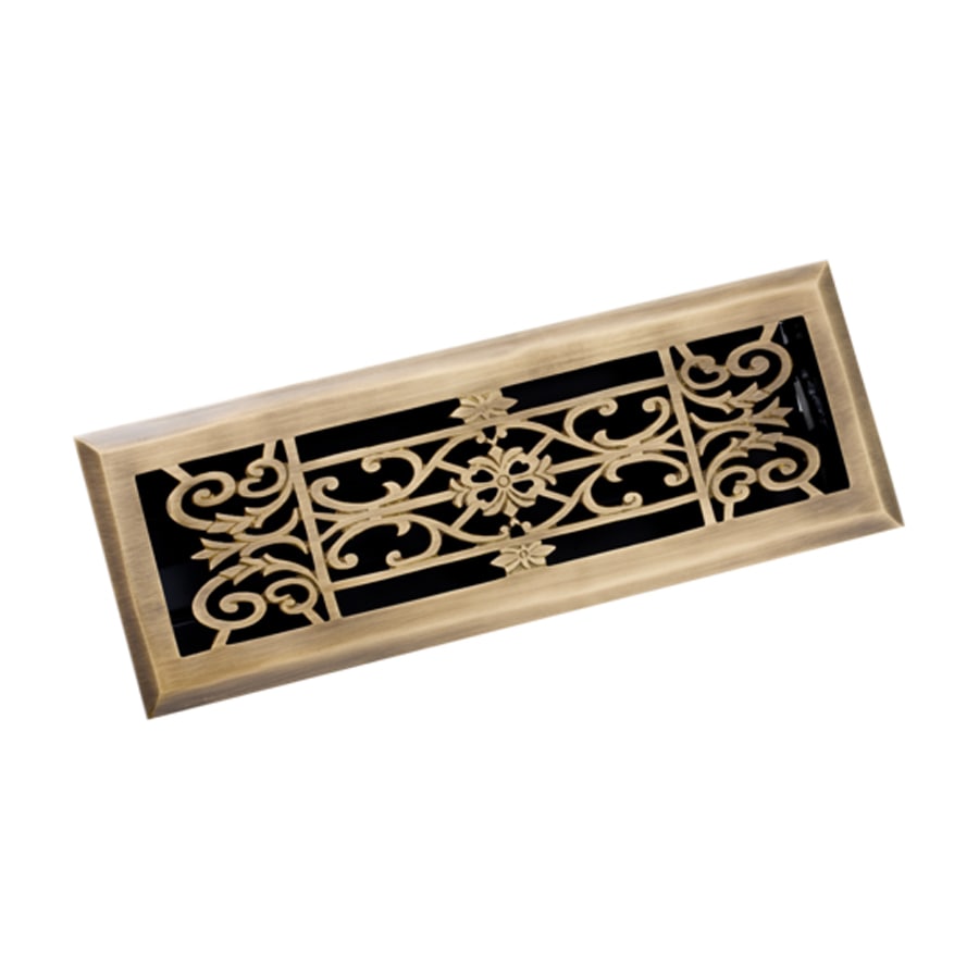Zoroufy Decorative Antique Brass Solid Brass Floor Register (Duct ...