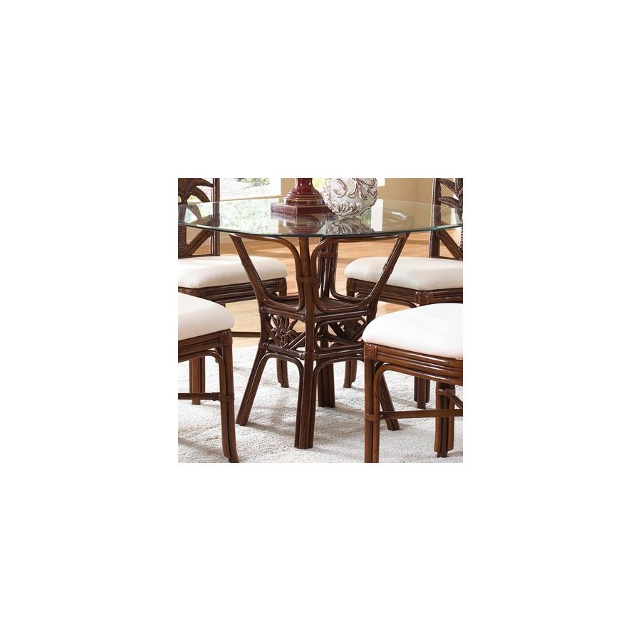 square rattan dining table