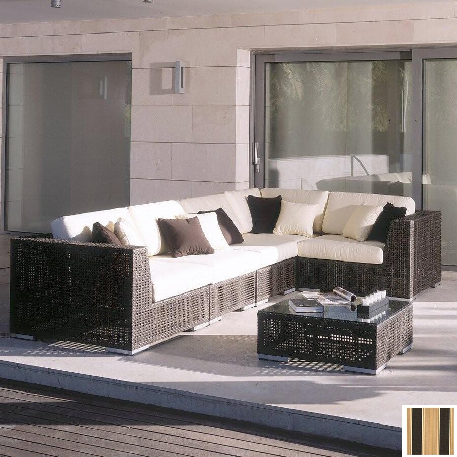 Hospitality Rattan ATG5265811 Soho Rehau Java Brown Seating Set