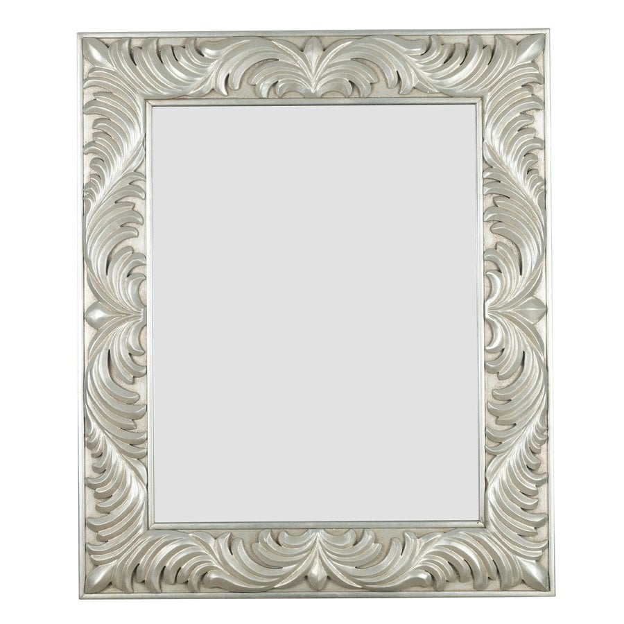 Kenroy Home Antoinette Antique Silver Beveled Wall Mirror At Kenroy Home Antoinette Antique Silver Beveled Wall Mirror