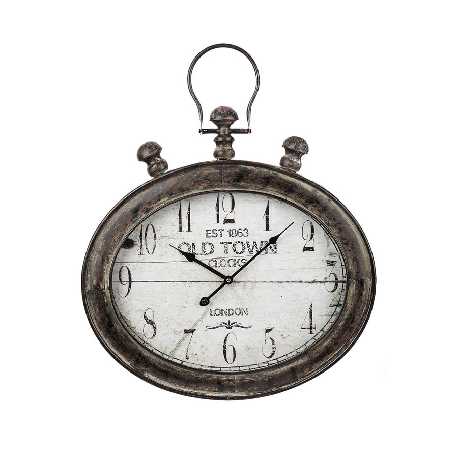 Cooper Classics Amanda Analog Oval Indoor Wall Clock in the Clocks