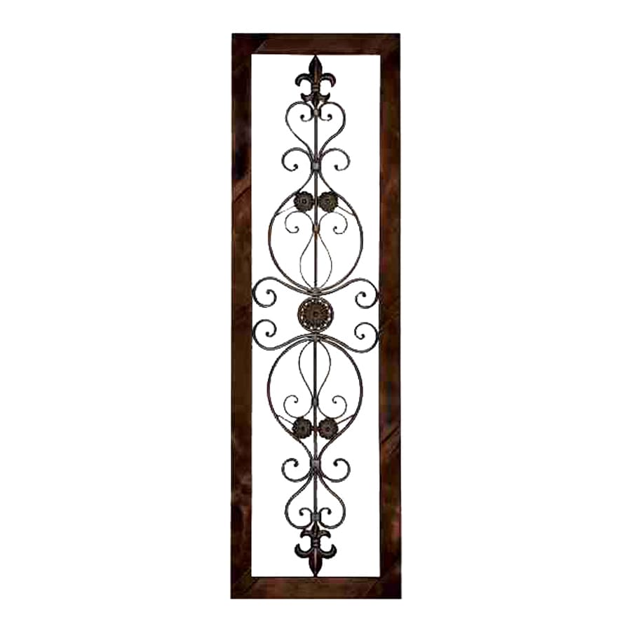 Shop Woodland Imports 18in W x 62in H Framed Metal Wall 