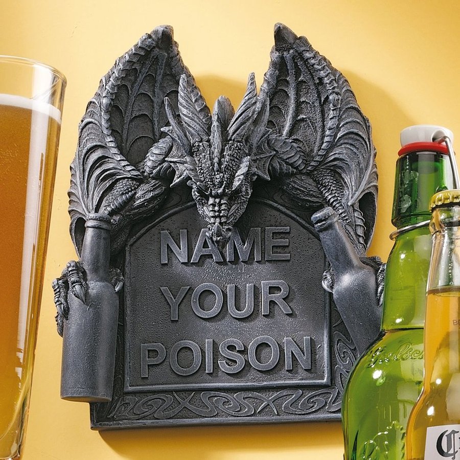 Design Toscano Name Your Posion Sign In The Wall Accents Department At 