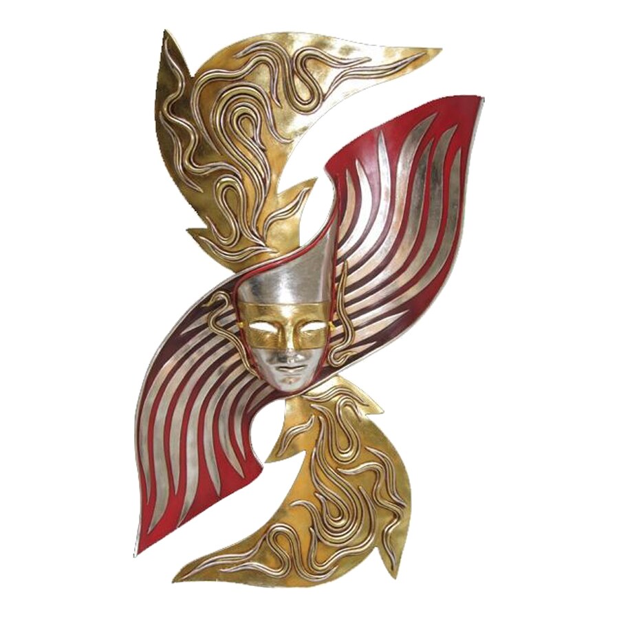 Design Toscano Ivrea Carnivale Mask 19in W x 33.5in H Frameless Resin