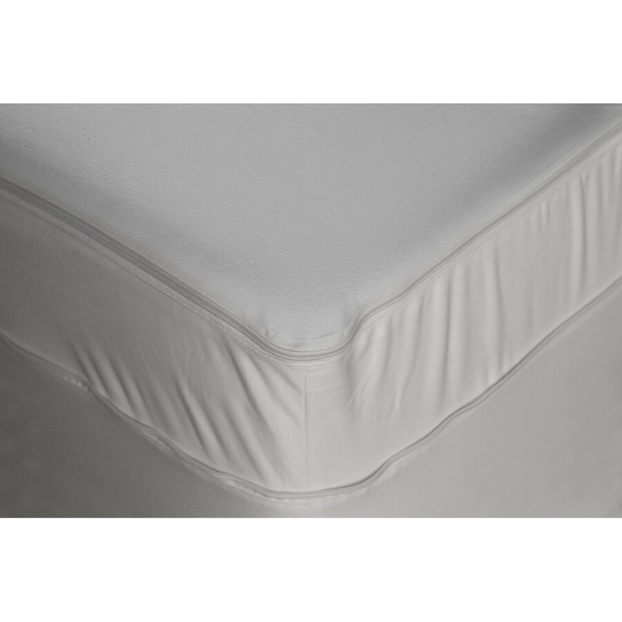 Leggett & Platt Cotton Twin Mattress Cover with Bed Bug ...