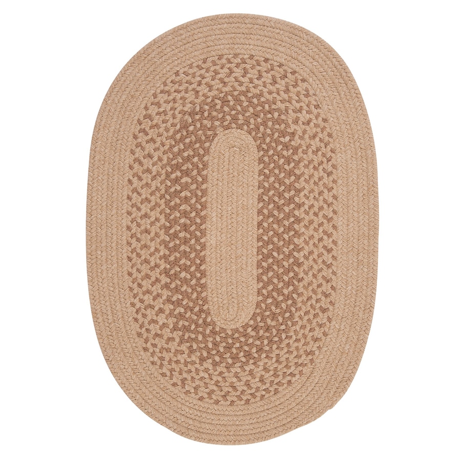 Colonial Mills Jackson Oatmeal Oval Indoor Handcrafted Throw Rug