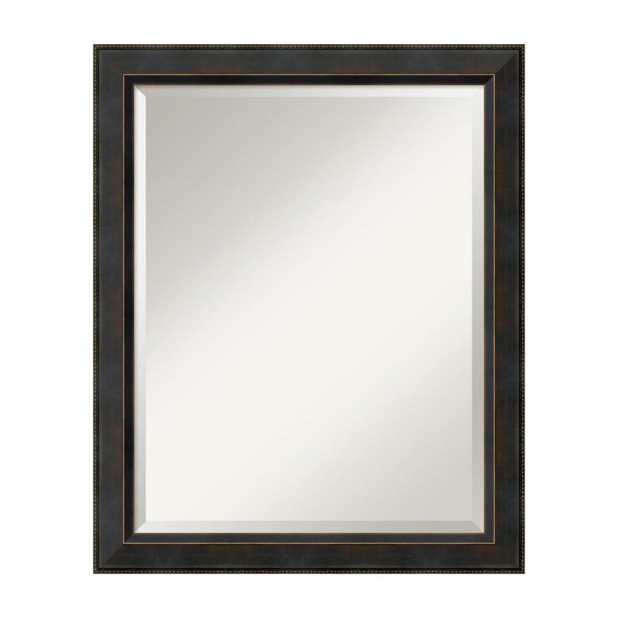 Amanti Art Signore Angled Bronze With Espresso Patina Beveled Amanti Art Signore Angled Bronze With Espresso Patina Beveled Wall Mirror