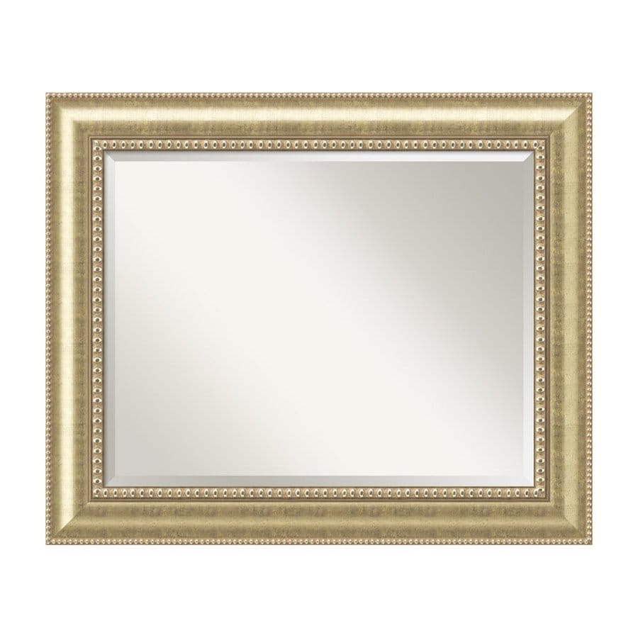 Amanti Art Astoria Champagne Gold Beveled Wall Mirror At Com Amanti Art Astoria Champagne Gold Beveled Wall Mirror