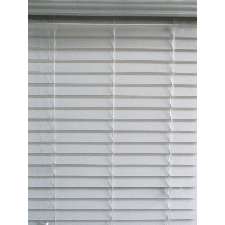 Allen Roth In White Faux Wood Room Darkening Horizontal Blinds Allen Roth In White Faux Wood Room Darkening Horizontal Blinds
