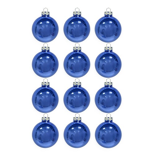 Holiday Living Blue Ornament Set at