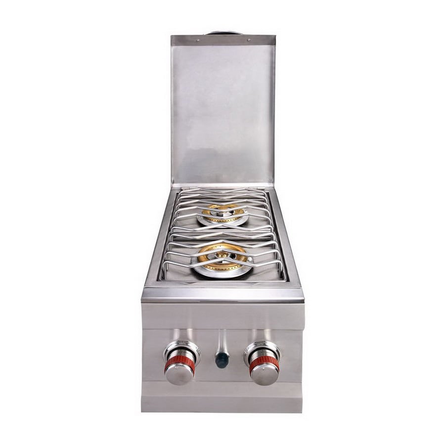 Sunstone Drop-In Single Side 1-Burner Propane 25-lb Cylinder Electronic  Brass Outdoor Burner in the Outdoor Burners & Stoves department at