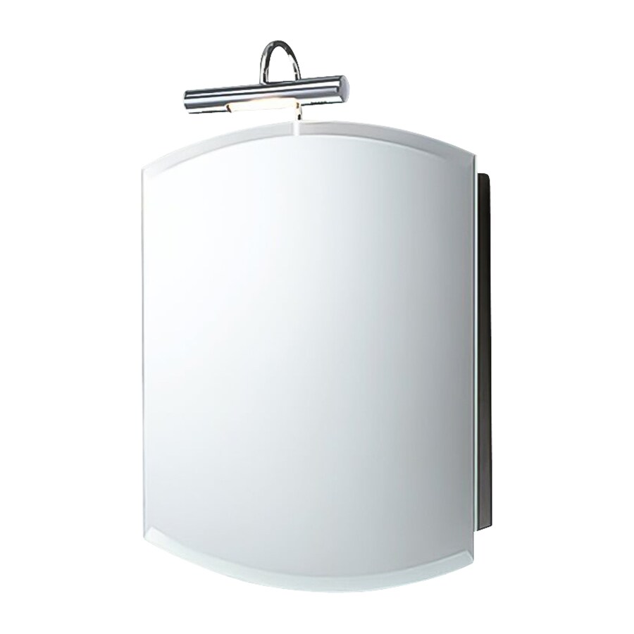 Nameeks Kora 20.1in x 25.4in Rectangle Surface Mirrored Stainless