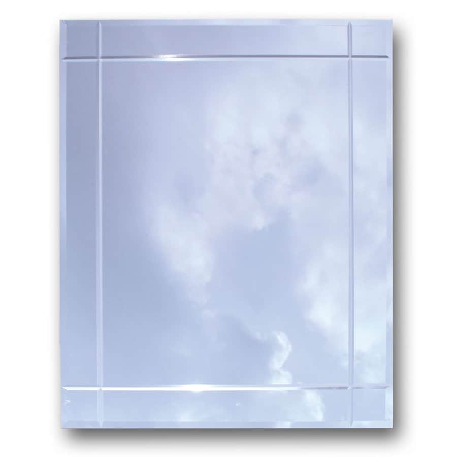 American Pride 16.19in x 22.25in Rectangle Recessed Mirrored Plastic